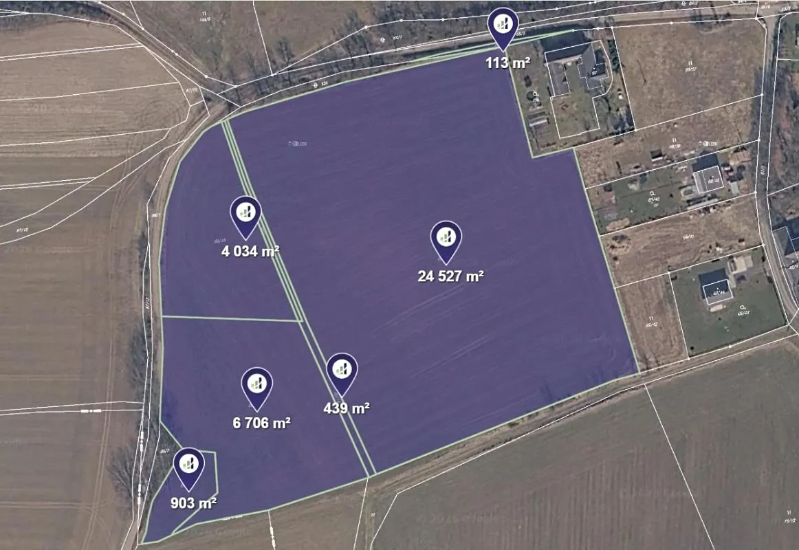 Prodej pole 36722 m²